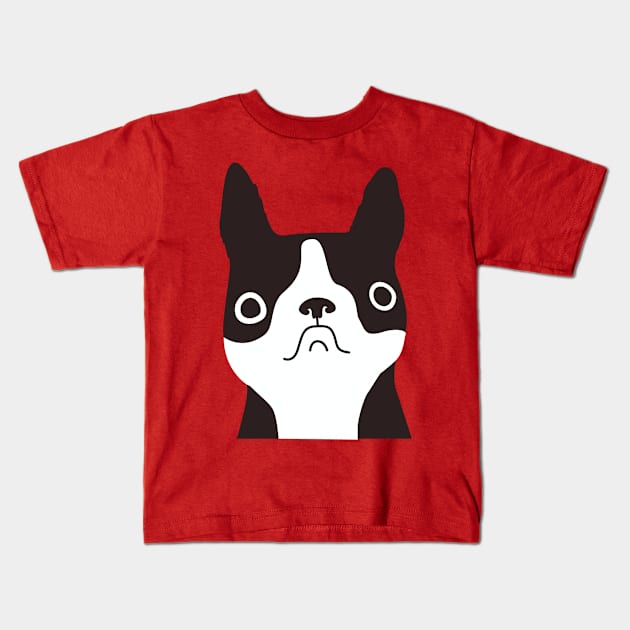 Hand-drawn pug Kids T-Shirt by Cleopsys